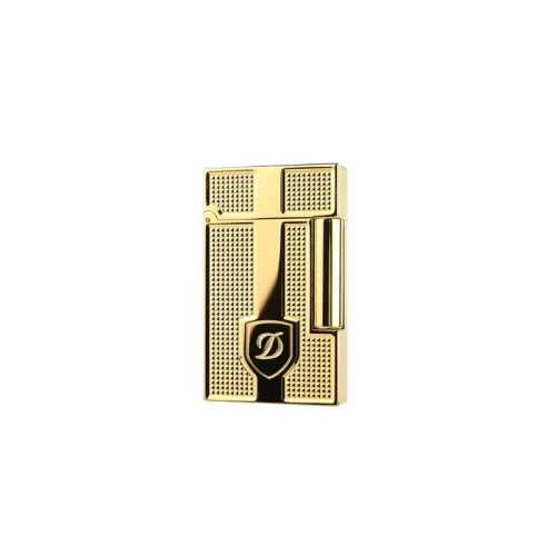 Funkeln mit Eleganz: S.T. Dupont Ligne 2 Blazon D in Gold Feuerzeug