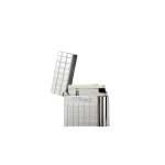 Funkelnde Eleganz: S.T. Dupont Ligne 2 Plaid Silver Feuerzeug