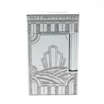 S.T. Dupont Art Deco Ligne 2 Strukturiertes Palladium Finish Limitierte Edition Feuerzeug